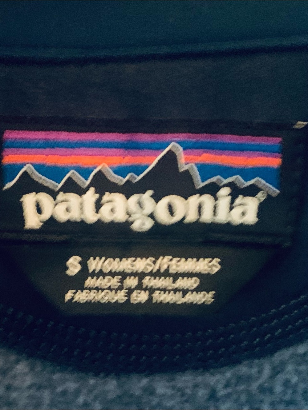 Patagonia Blue Snap-Front Fleece Pullover - Small - Picture 3 of 10